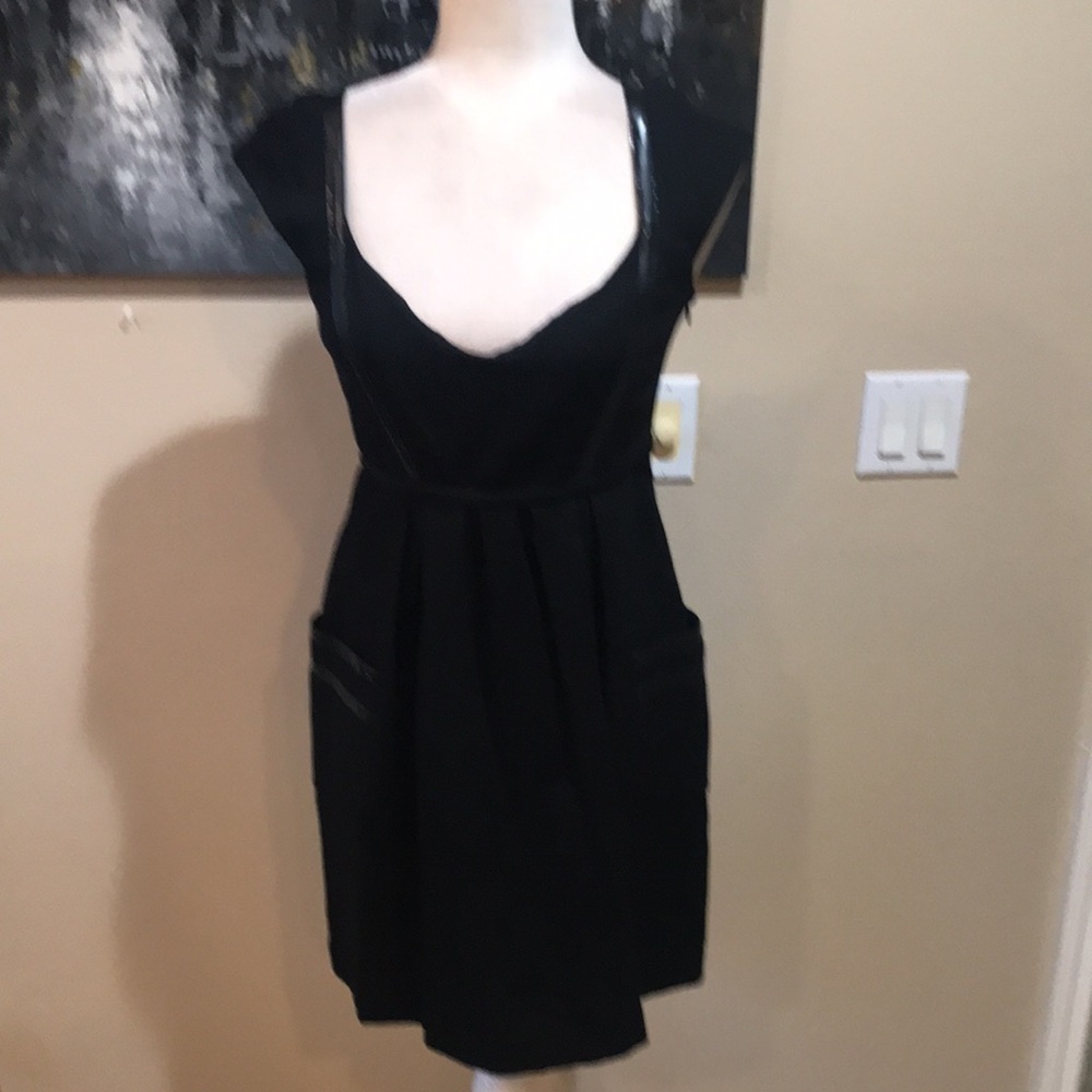 Cynthia Steffe Black Sheath Dress-Size 8